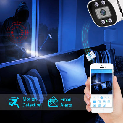 4K POE Video Surveillance Camera - IP Onvif, Audio, Night Vision, Waterproof Bullet Camera for NVR (4MP/5MP/8MP)