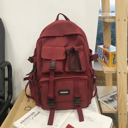 Multifunctional Teen Laptop Backpack – High-Quality Canvas School Bag for Boys & Girls