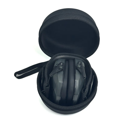 Earmuffs Active Noise-Reduction Headphones — Electronic Hearing Protection for Shooting & Hunting with Carry Case