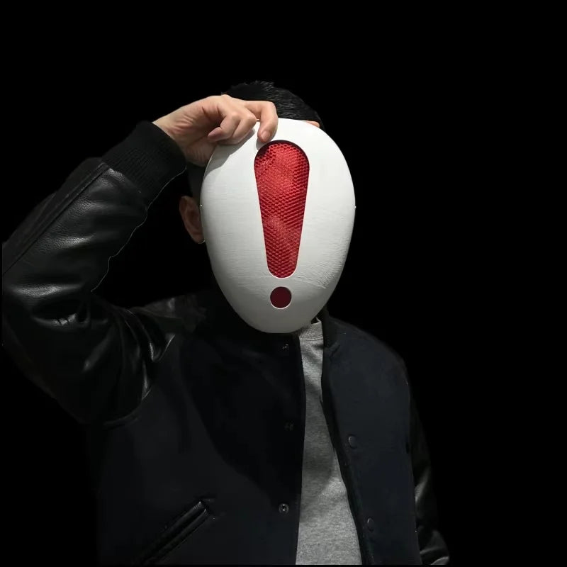 3D Printed Designer Punctuation Mask - Masquerade Cosplay Costume for Singer, DJ, Stage, Rock & Hip Hop Performances