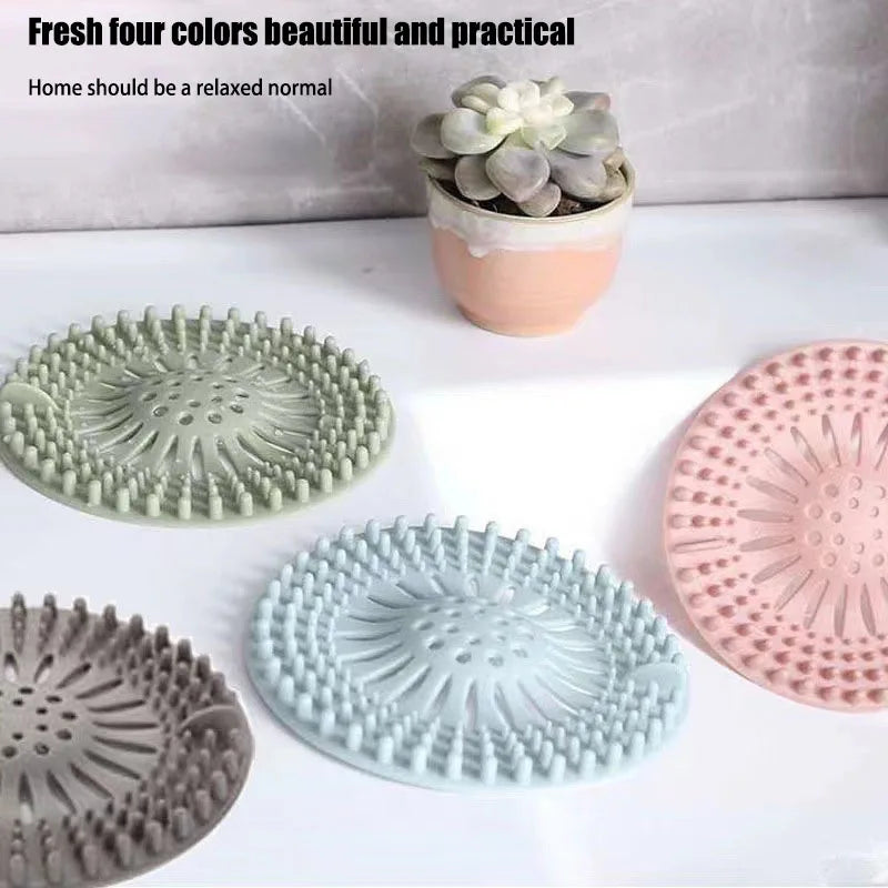 Sewer Hair Floor Drain Filter – Anti-Clogging Bathroom & Kitchen Sink Cover, Magic Hair Catcher Tool