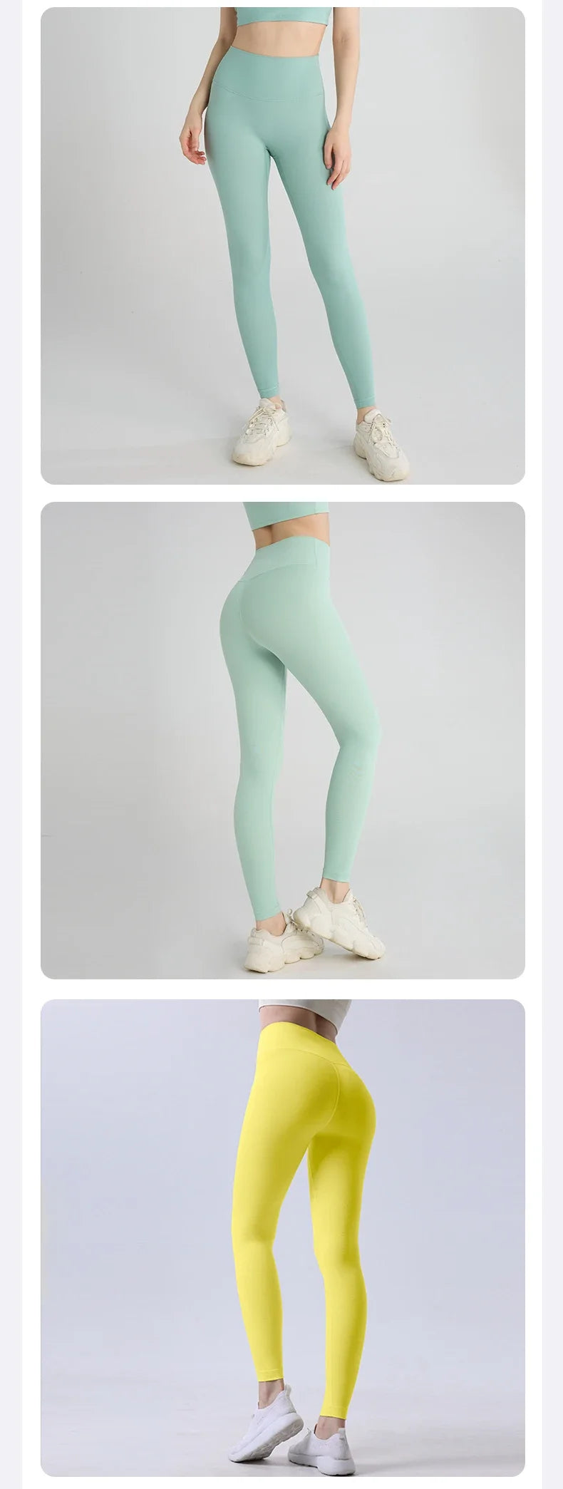 Naked Feeling Yoga Leggings for Women – High-Waisted Hip Lifting Fitness, Running & Cycling Pants
