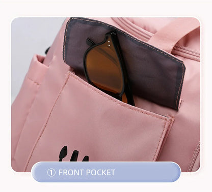 Women’s Sports Gym Bag – Dry & Wet Compartments Shoulder Crossbody Travel Duffel for Swimming, Fitness & Outdoor Use