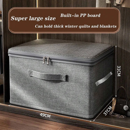 Folding Clothes Storage Organizer - Large Capacity Quilt, Bra and Lingerie Divider Box