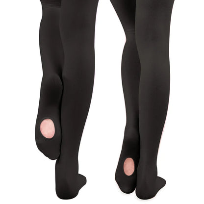 60D Convertible Ballet Tights - Seamless Dance Stockings with Foot Hole for Women