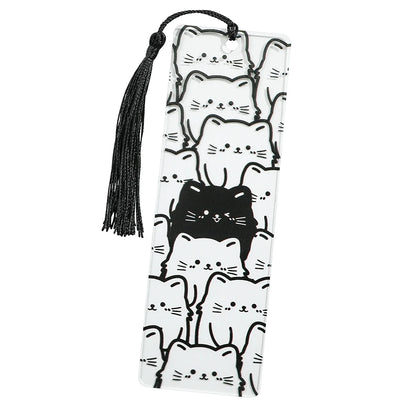 Horror Movie Fan Bookmark — Knife-Shaped Acrylic Bookmark with Tassel for Study & Reading