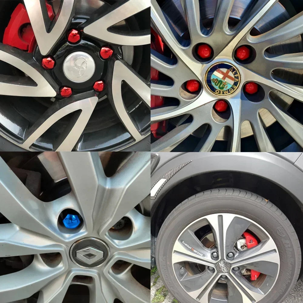 20PCS Car Wheel Nut Caps – Anti-Rust Tire Bolt Covers, 17/19/21mm Hub Protection & Exterior Decoration