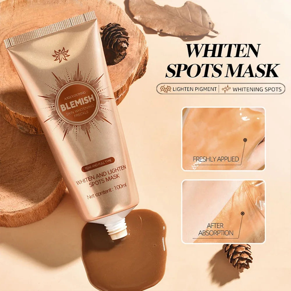 Whitening & Spot-Lightening Peel-Off Facial Mask – Anti-Blemish, Freckle Correcting, Pore-Cleansing & Brightening Moisturizing Mask