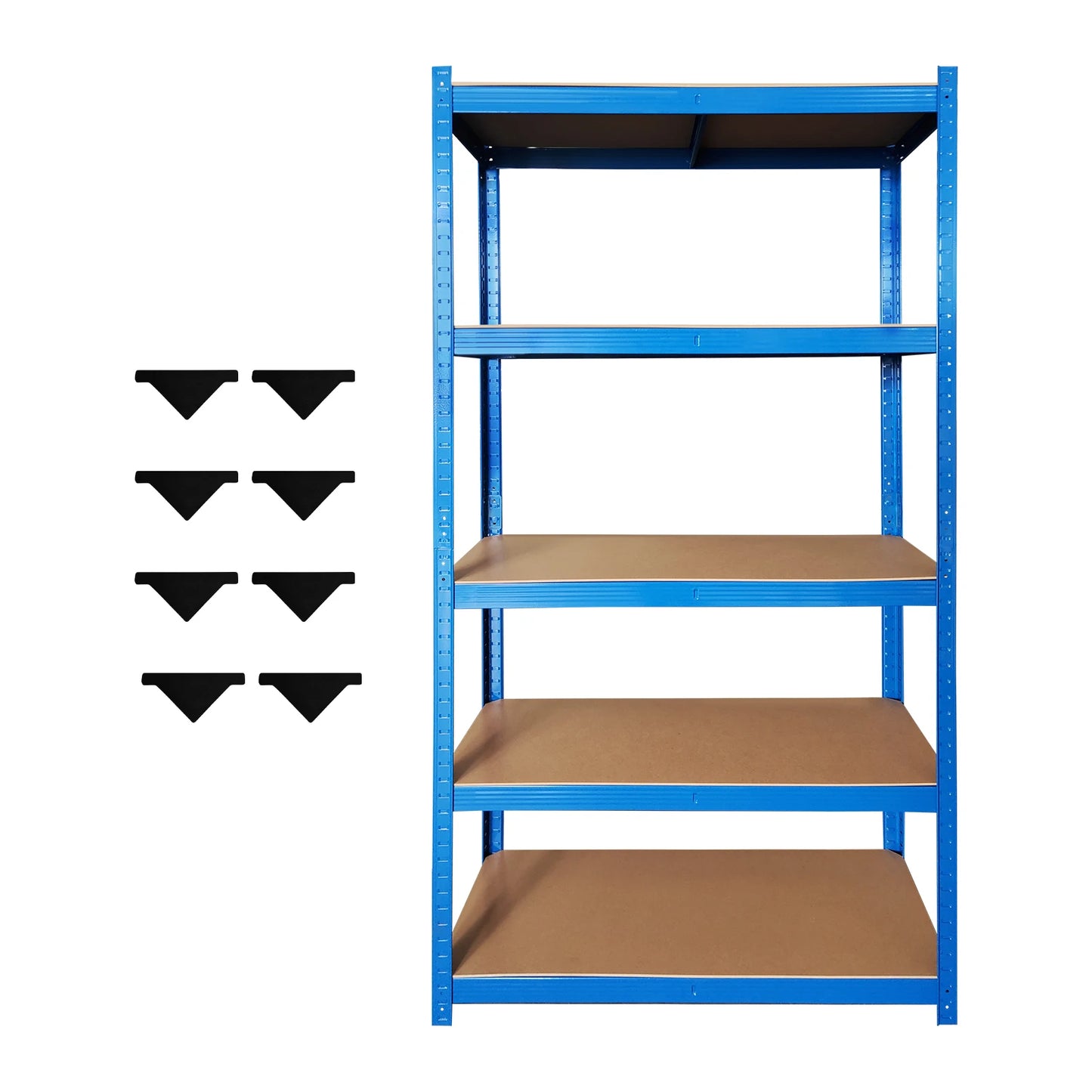 60"x28"x12" Heavy Duty 5-Tier Metal Storage Shelf Unit – Boltless Design, Easy to Assemble