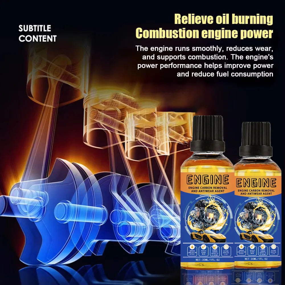Sports Carbon Remover – Efficient Engine Cleaner & Noise Reduction Protection for Motor Anti-Knock Performance
