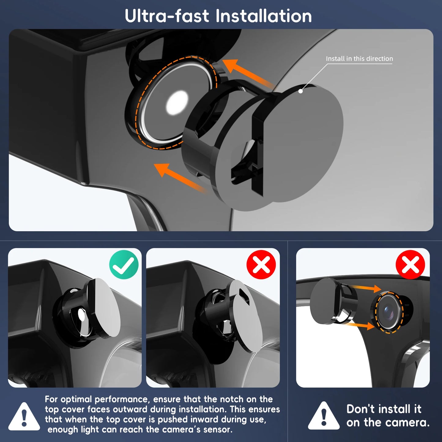 Smart Glasses LED Light Protection Cover — Camera Light Blocker for Meta Ray-Ban Wayfarer, Skyler & Headliner