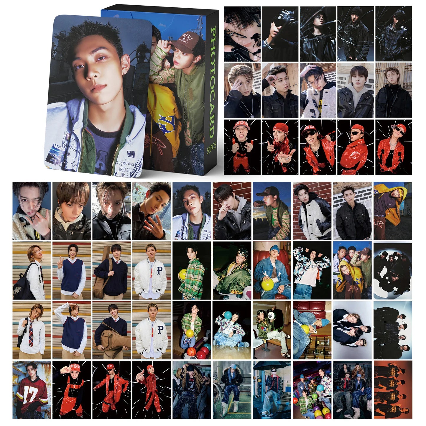 LNGSHOT 4SHOVILLE Jay Park Photo Card Set - 55 K-Pop LOMO Cards & Stickers Fan Collection Gift