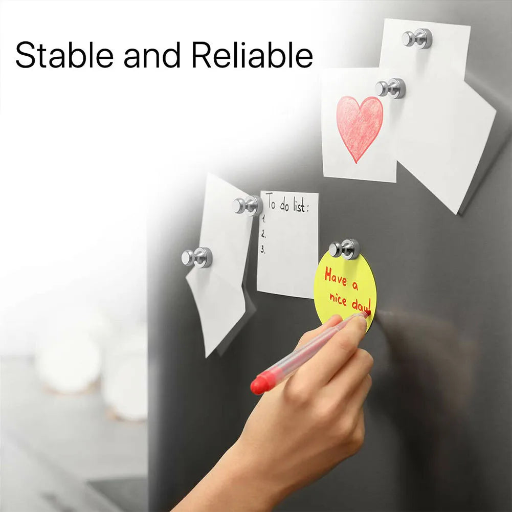 10/20pcs Neodymium Magnetic Pins - Strong Cone Board & Fridge Magnets for Home, Office & Storage