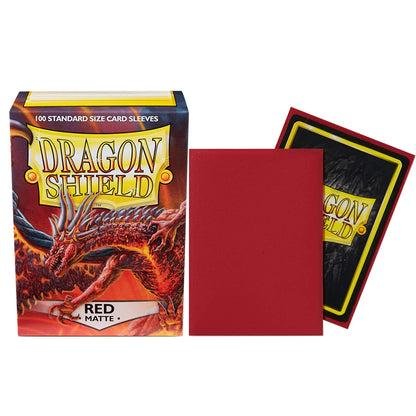 100PCS Dragon Shield Card Sleeves Box — Multicolor Matte Protectors for TCG, PTCG & Board Games
