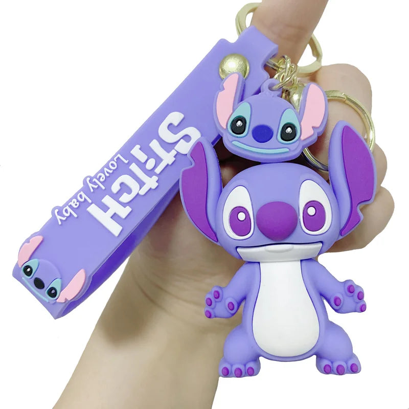 Anime Disney Cartoon Keychain – Gummed Girl, Mermaid & Princess Keyring, Cute Snow White & Alice Toy Gift