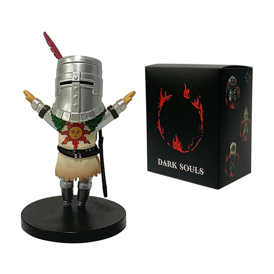 Q-Version Dark Souls Anime Action Figure – Solaire, Artorias, Ornstein & Fire Keeper Doll, Collectible Toy for Boys & Gifts