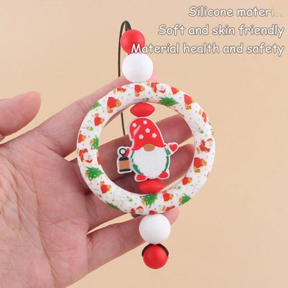 BPA-Free Silicone Baby Teether – Cartoon Sensory Chew Pendant Necklace for Newborns, Autism & ADHD Teething Care