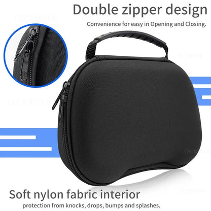 Portable Storage Handle Bags: EVA Protective Carry Case for PS5 PS4 PS3/Xbox Series Gamepad - Compatible with Nintendo Switch Pro Accessories