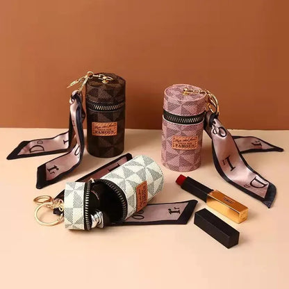 European American Style Mini Coin Purse: Fashionable Lipstick Pack Handbag Pendant for Keys, Earphones - Presbyopic Small Bag