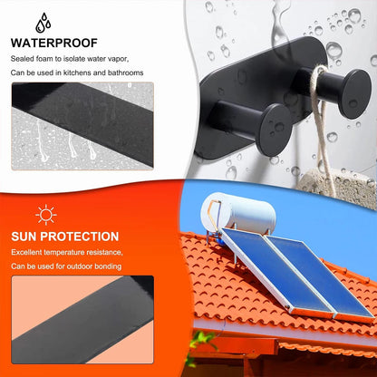 Extra Strong Double-Sided Acrylic Foam Tape – Waterproof, High-Temp Mounting Pad for Car & Home Use