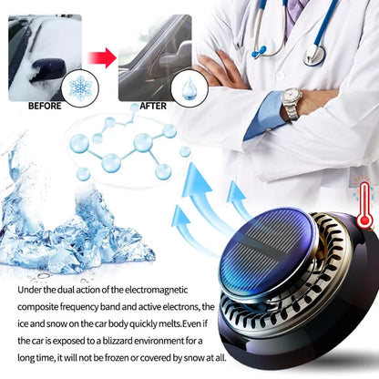 Portable Antifreeze Snow Removal Instrument with Car Diffuser - Microwave Deicing and Aromatherapy for Vehicles