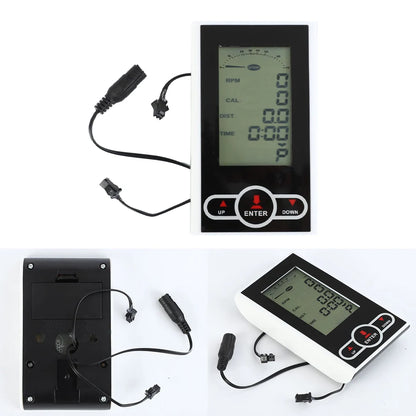 Exercise Bike Monitor Speedometer – Stationary Bike Elliptical Trainer Display, Computer Display Counters & Speed Parts