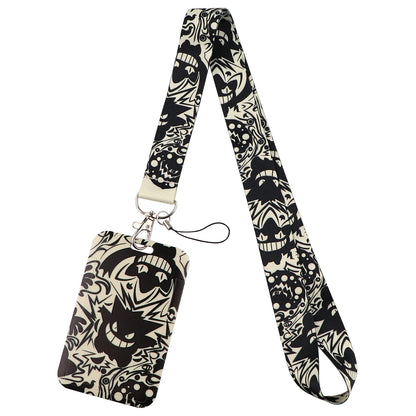 FI24 Japanese Anime Lanyard – Student Card & Badge Holder, Neck Strap for Phone, Subway & Access Cards, Gift for Kids