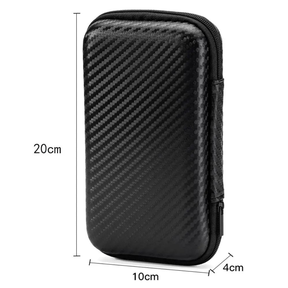 Portable EVA Storage Case - Protective Zipper Pouch for Phone Charger Shaver Hard Drive Data Cable Headphone Accessories