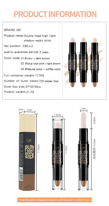 Face Freckles Concealer Pen – Long-Lasting Dark Circles Corrector & Contour Eye Stick for Makeup