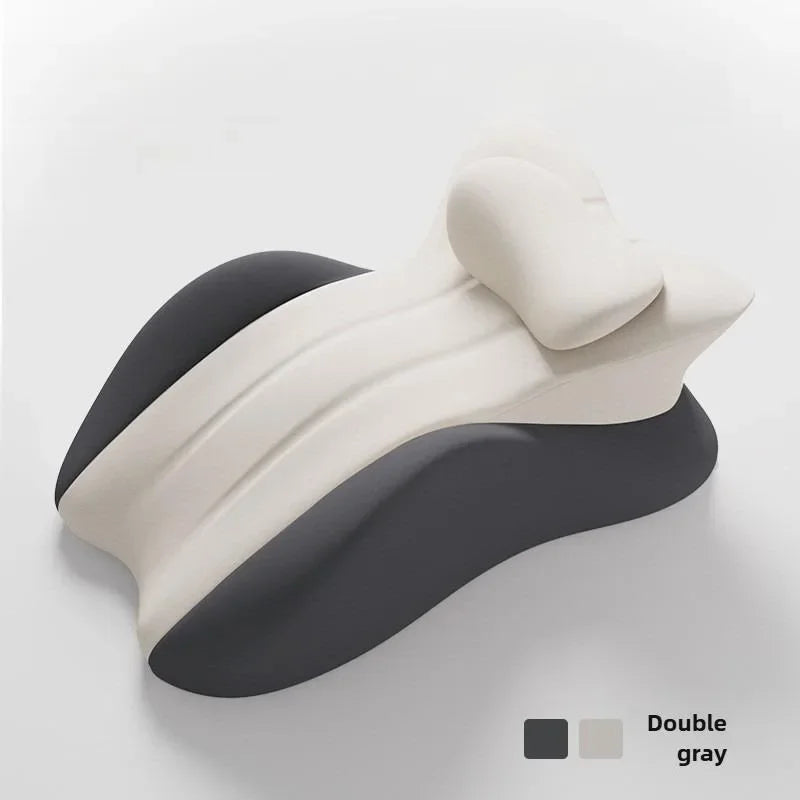 Multi-Positional Wedge Pillow - Memory Foam Ergonomic Prone Bed Pillow with Removable Cover