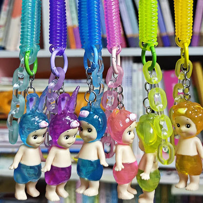 Candy House Angel Keychain Blind Box – Handmade Cartoon Doll Pendant & Mystery Gift