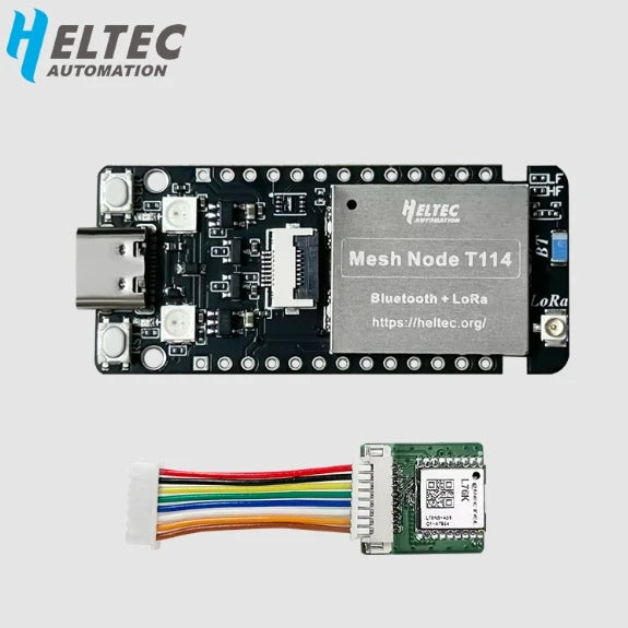 Meshtastic NRF52840 SX1262 LoRa Development Board - T114 V2.0 Low-Power TFT Display BLE WiFi Mesh Node