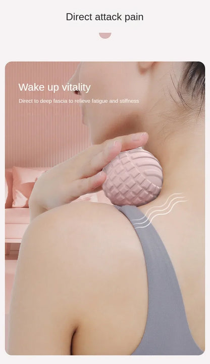 Yoga Foot Massage Ball — Handheld Acupressure Tool for Muscle Relaxation, Shoulder, Neck & Pain Relief