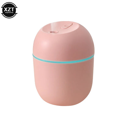 220ML Mini Aroma Oil Diffuser - USB Essential Oil Atomizer, Electric Air Humidifier with LED Night Lamp for Home, Car, Office