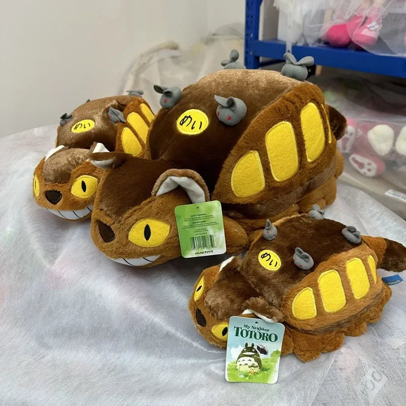 My Neighbor Totoro Plush Toy – Cartoon Bus Soft Stuffed Animal for Kids Xmas & Birthday Gift