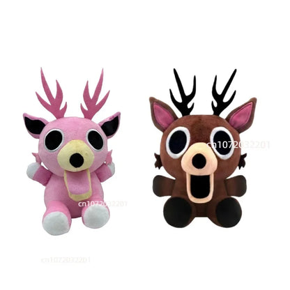 2026 New 99 Nights in the Forest Plush – Brown Elk, White Owl Stuffed Dolls & Pillows for Kids’ Gifts