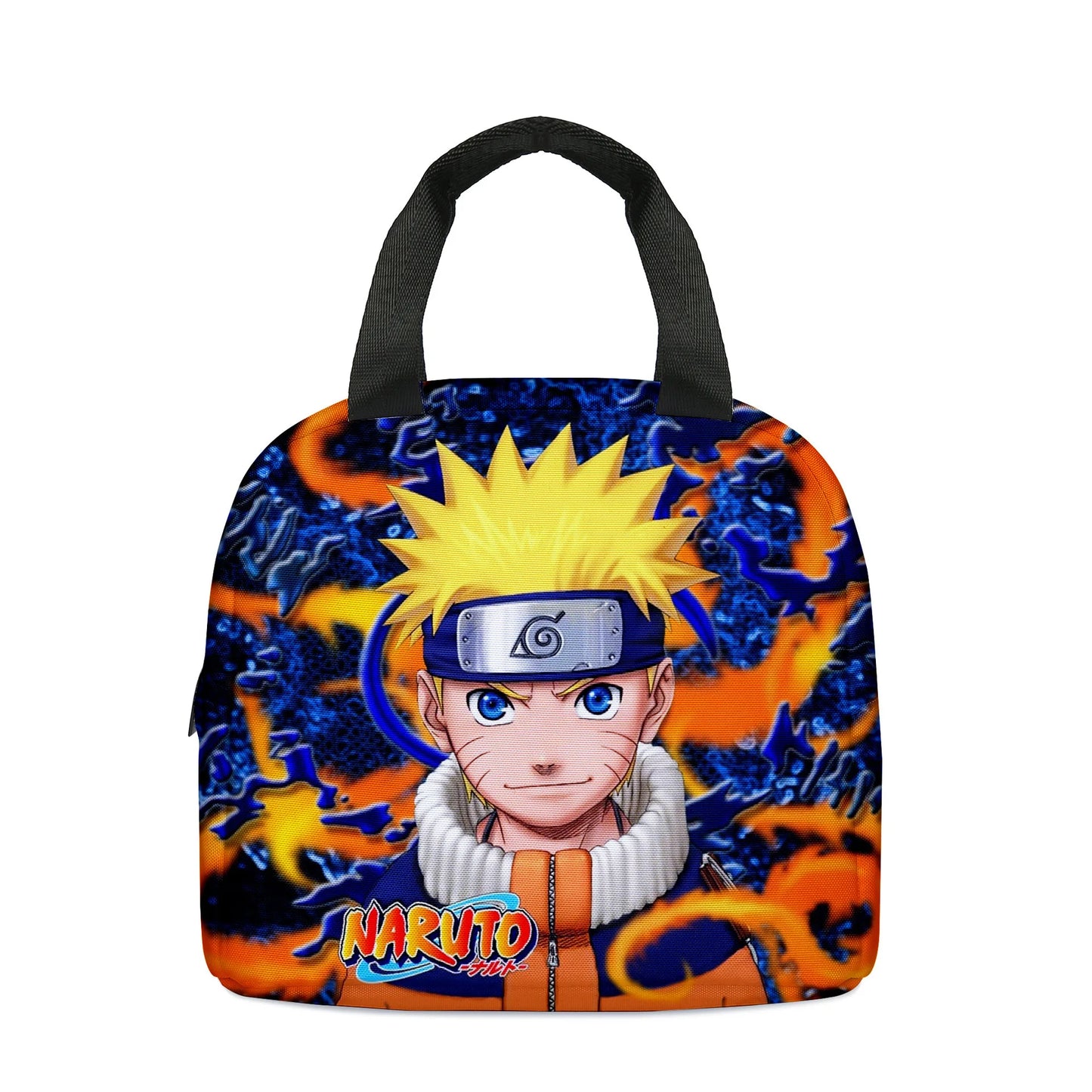 One Piece & Naruto Anime Canvas Backpack — School Shoulder Bag for Primary & Secondary Students, Gift Idea