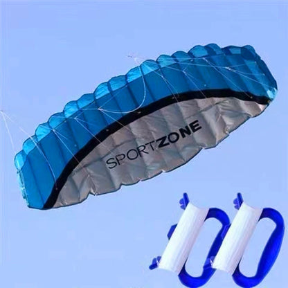 Beginner Dual Line Power Kite - Parafoil Parachute Stunt Kite for Adults and Kitesurf Sports