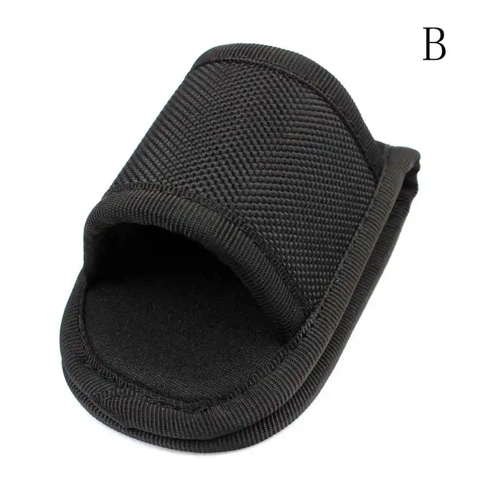Tactical Flashlight Holster - Portable LED Torch Pouch with Molle Belt Carry Case for Hunting Camping Tools