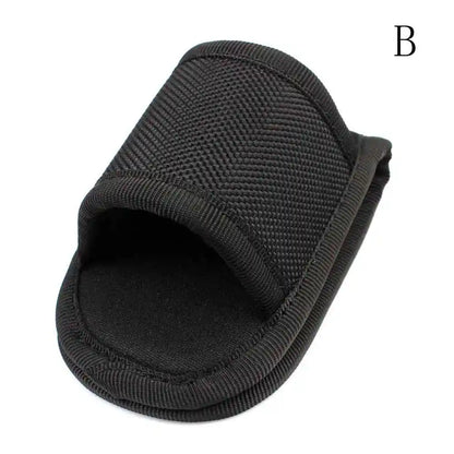 Tactical Flashlight Holster - Portable LED Torch Pouch with Molle Belt Carry Case for Hunting Camping Tools