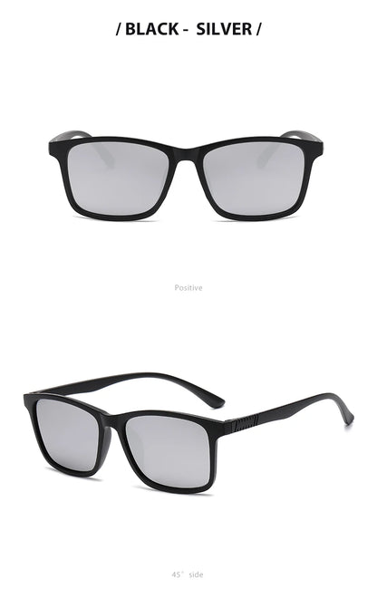 2024 New Men’s Business Polarized Square Frame Sunglasses – Fashion Outdoor Fishing & Driving Eyewear