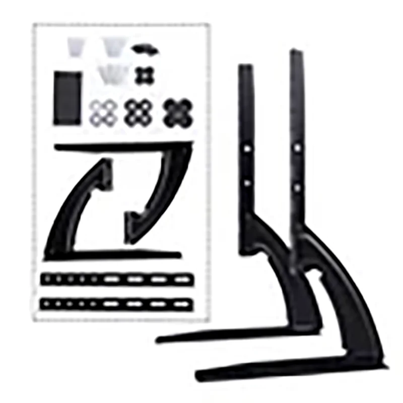 BEISHI Universal TV Stand for 14-42 Inch LCD/LED/OLED Flat & Curved Screens – Tabletop Pedestal Mount Bracket