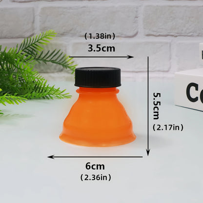 6/12PCS Reusable Plastic Airtight Bottle Lids – Can Protector Caps for Beer, Water & Soda, Dust Cover Top Saver