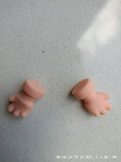 Hot Sell Labubu Plush Doll Accessories – PVC Face Changing Parts, Hands & Feet Replacement DIY Gifts