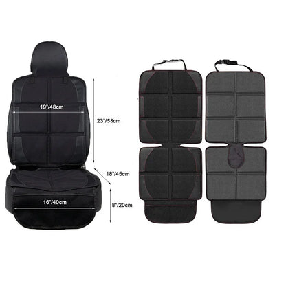 Tesla Model 3 Y Car Seat Cover Protector: Back Seat Cushion for Kids and Babies - Oxford PU Leather Protective Mat, Essential Accessories
