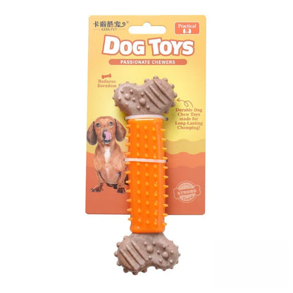 Durable Dog Chew Toy - Bite-Resistant Bone-Shaped Interactive Toy for Small, Medium & Large Dogs