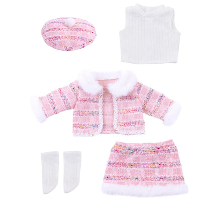 18-Inch Girl Doll Winter Coat — 43cm Baby Doll Jacket Outfit for Dressing
