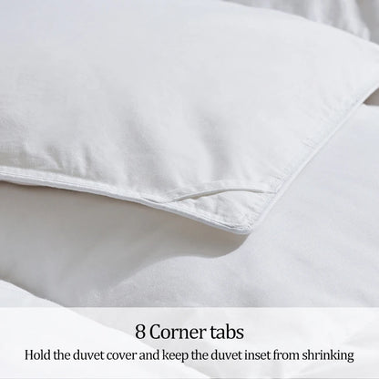 Peter Khanun Winter Duvet Comforter – Thick, Washable Microfiber Bedding with Corner Tabs, Small, Queen & King Size