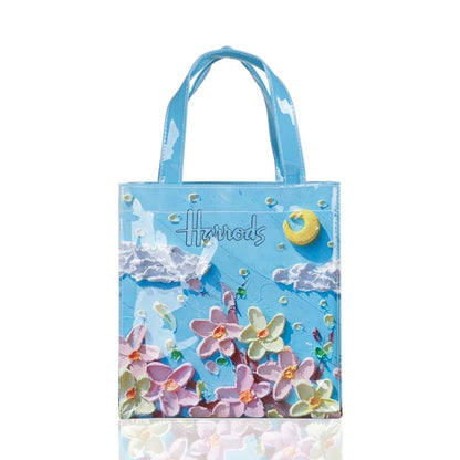 Simple Stylish PVC Reusable Shopping Bag – Luxury Eco-Friendly Waterproof Tote for Summer Beach