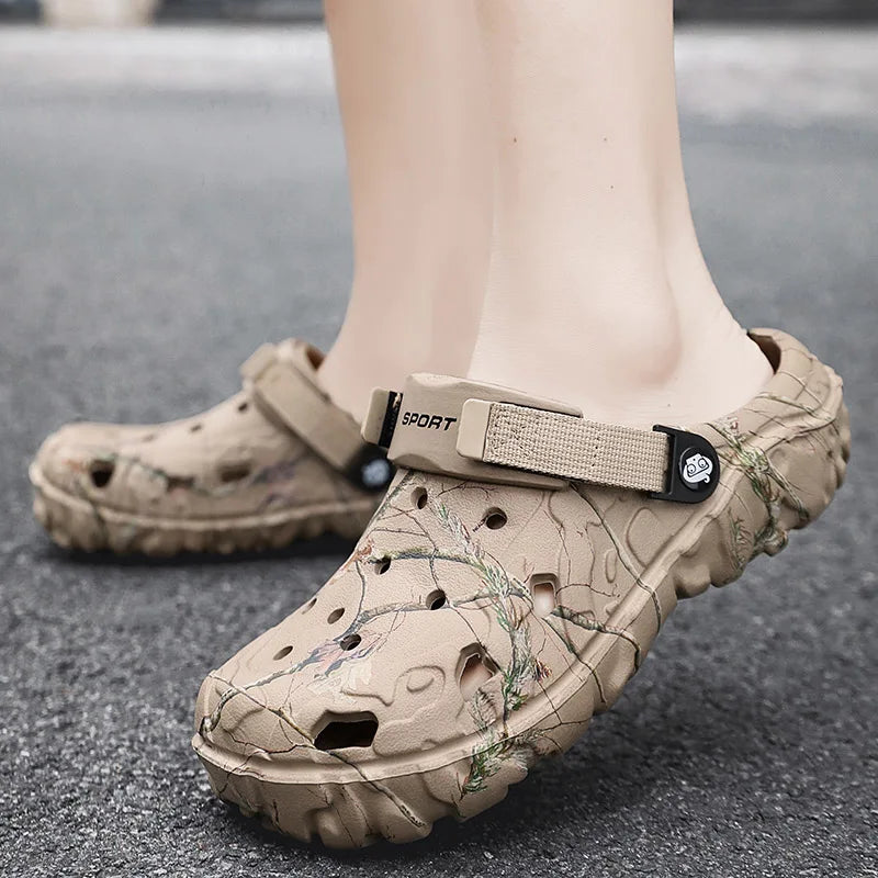 2024 Summer Men’s Sandals – Comfortable Lightweight Non-Slip Flip Flops for Home & Garden